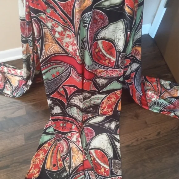 AKIRA Tropical Print Maxidress - Picture 5 of 7